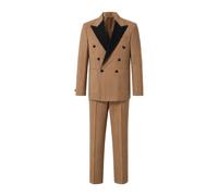 Beckham Tuxedo Suit - male - Franzese Collection - Double Breasted Suits - Beige - 3XL - Suits 3XL