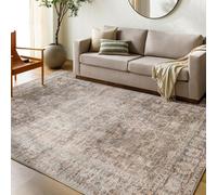 Becki Owens X Livabliss Vintage Oriental Boho Taupe Marlene Area Rug 198 X 275 Cm - Easy Care, Ideal For Living Room & Bedroom