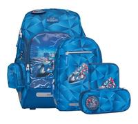 Beckmann satchel Active Air FLX Schoolbag Set 6 -piece 20-25L Blue Lightning
