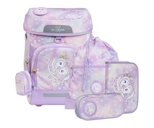 Beckmann satchel Plus Air Schoolbag 7 teilig Unicorn Princess Purple lilac