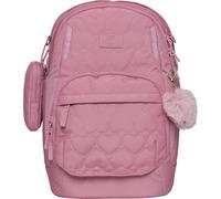 Beckmann, Sport Air School Backpack, Secondary School, Lower Stage, Intermediate Level, 30 L, Padded Heart Rose, Mittelgroße