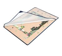 Becko US Jigsaw Puzzle Board Portable Puzzle Mat with Puzzle Dustproof Cover for Puzzle Storage Puzzle Saver, Non-Slip Surface, Up to 1000 Pieces (Khaki)