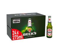 Beck's Original German Pilsner Lager Beer 24x275ml Bottles, 4% ABV - Ideal Beer Gift