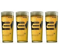 Beck's Vier Pint Glasses CE 20oz / 568ml - Pack of 4 | Branded Glasses
