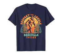 Beckville Texas Respect the Locals Bigfoot Sasquatch T-Shirt