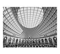 Beckwith Leeds Corn Exchange Interior Photo Art Print Canvas Premium Wall Decor Poster Mural