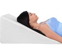 Becky Cameron Orthopaedic Bed Wedge Support Pillow Memory Foam For Acid Reflux, GERD, Reduce Back Pain, Snoring And Breathing Problems Great For Sleeping, Reading, Rest Elevation Washable Cover