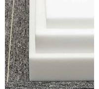 Becky Cameron Upholstery White High Density Firm Foam Cushions for All type of Foam Cushioning Bench Stool window seat pads sofa Replacement Pet Bed dinning floor mat wheel chair (22" x 22" x 2")