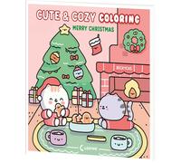 Becky Cas Cute & Cozy Coloring - Merry Christmas: Malbuch für Erwach (Paperback)