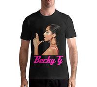 Becky G Unisex T-Shirt Printed Tee Graphic Top Men Black Shirt M
