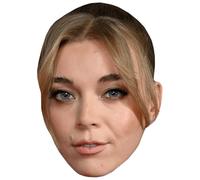 Becky Hill (Make Up) Celebrity Mask, Flat Card Face, Fancy Dress Mask