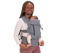 Beco 8 Baby Carrier Newborn to Toddler - Cool Hybrid Baby Body Carrier - Baby Carrier Backpack & Baby Front Carrier with Adjustable Seat - Ergonomic Baby Holder Carrier 7-45 lbs (Dark Grey)