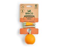 Beco Natural Rubber Slinger Toy for Fetch Orange - One Size
