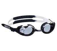 Beco Arica Multi-Coloured Universal with Secure Hold thanks Wide Double Headstrap Swimming Goggles, Unisex, ARICA Schwimmbrille, black/white, M