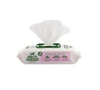 Beco Dog Wipes - Bamboo Coconut Scented - Plant-Based, For Paws, Body & Bum - 80 Wipes