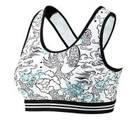 Beco Bikini Top-5617 Women's Bikini Top - White/Multi-Coloured, 38