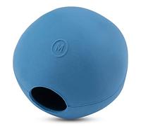 Beco Dog Ball - Eco Friendly Natural Rubber Hollow Chew Toy for Dogs - Extra Strong - Large - Blue