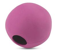 Beco Dog Ball - Eco Friendly Natural Rubber Hollow Chew Toy for Dogs - Extra Strong - Large - Pink
