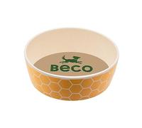 Beco Dog Bowl - Food and Water Bowl, Bamboo, Honeycomb, (Large, 18.5cm Diameter)