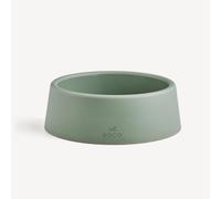 Beco Dog Bowl - Food & Water Steady Bowl, Recycled Plastic, Non-Slip Rubber Base, Olive Green, Small