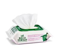 Beco Dog Ear Cleaner Wipes - 1 Pack of 70, For Ear Wax & Dirt, Gentle Plant-Based Pet Grooming Wipes, Coconut Scented