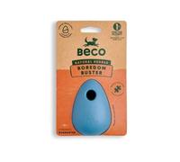 Beco Dog Toy, Natural Rubber Boredom Buster, Enrichment Toy for Dogs, Blue