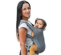 Beco Fly Lightweight Toddler Backpack Carrier, Foldable, 7-20 kg, Grey | Breathable Mesh for summer, Back Carry comfort in Hip-Healthy M-Position, packs into its bag for travel & hiking.