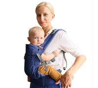 Beco Gemini 2.0 Baby Carrier Newborn to Toddler with M-Cloud™ Support - 4-Position Baby Carriers, Certified Hip-Healthy Newborn Carrier, Fully Adjustable to Fit All Parents (7-35 lbs) - Blue