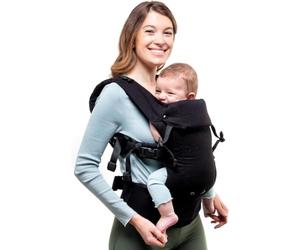 Beco Gemini Baby Carrier Newborn to Toddler, 3-16 kg, Metro Black | 4 Ergonomic Carry Positions - front in, front out, hip & back - Adjustable Seat, certified Hip-Healthy from day one.