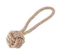 Beco Hemp Rope Ball on Loop ,brown, Medium