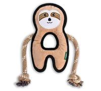 Beco Recycled Rough and Tough Sloth Dog Toy - Medium