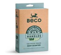 Beco Recycled Large Poop Bags with Handles - Mint - 120 Bags