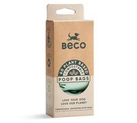 Beco Super Strong & Large Poop Bags | Home Compostable & Unscented Dog Poo Bags | 60 Refill Rolls [4 x 15] | Dispenser Compatible