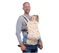 Beco Toddler Carrier (20-60 lbs) with Extra Wide Seat, 100% Cotton - Front-Carry & Backpack Style - Lightweight & Ergonomic Sling Carrier for Children from 18months - Geometric