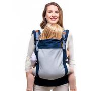 Beco Toddler Carrier (20-60 lbs) with Extra Wide Seat, 100% Cotton - Front-Carry & Backpack Style - Lightweight & Ergonomic Sling Carrier for Children from 18months - Navy