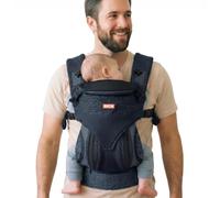 Beco Ventura Baby Carriers from Newborn to Toddler, Navy, (7-45lbs) | Airflow Recycled Stretch Knit, 3 Ergonomic Carry Positions, Zip-Adjust M-Position Seat, Head Support & Padded Waistbelt