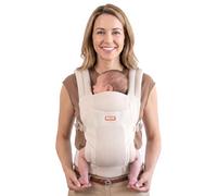 Beco Weave Baby Carrier for Newborns & Infants, Beige(7-35 lbs) | Purpose-built for newborns • 2 ergonomic carry positions • Breathable recycled knit • No infant insert needed