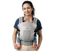 Beco Weave Baby Carrier for Newborns & Infants, Grey (7-35 lbs) | Purpose-built for newborns • 2 ergonomic carry positions • Breathable recycled knit • No infant insert needed