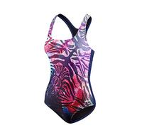 Beco Women's Maxpower Swimsuit, Marine/Multi-Coloured, Size