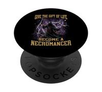 Become A Necromancer Funny Hard Meme Bootleg PopSockets Adhesive PopGrip