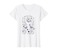 Become The Change - Feminist Empowerment Butterfly Design T-Shirt