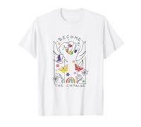 Become The Change - Pride Empowerment Rainbow LGBTQ+ T-Shirt