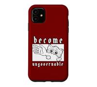 Become Ungovernable Cat Biting Arm Resistance Class Case for iPhone 11