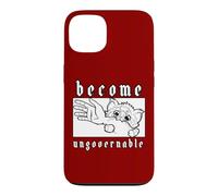 Become Ungovernable Cat Biting Arm Resistance Class Case for iPhone 13