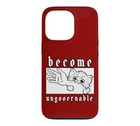 Become Ungovernable Cat Biting Arm Resistance Class Case for iPhone 13 Pro