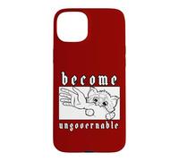 Become Ungovernable Cat Biting Arm Resistance Class Case for iPhone 15 Plus
