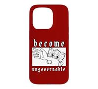 Become Ungovernable Cat Biting Arm Resistance Class Case for iPhone 15 Pro
