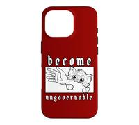Become Ungovernable Cat Biting Arm Resistance Class Case for iPhone 16 Pro