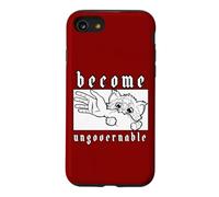 Become Ungovernable Cat Biting Arm Resistance Class Case for iPhone SE (2020) / 7/8