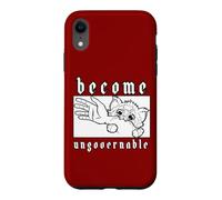 Become Ungovernable Cat Biting Arm Resistance Class Case for iPhone XR